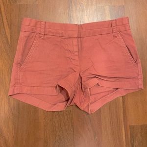 J. Crew 3” Terracotta Chino Shorts